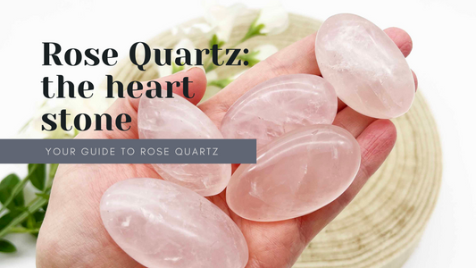 Rose quartz tumble stone Australia