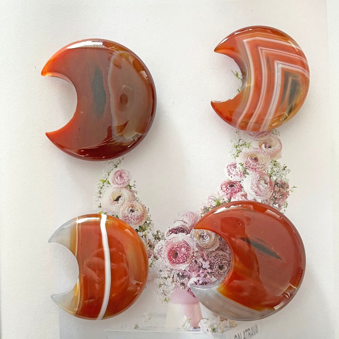 Carnelian moons