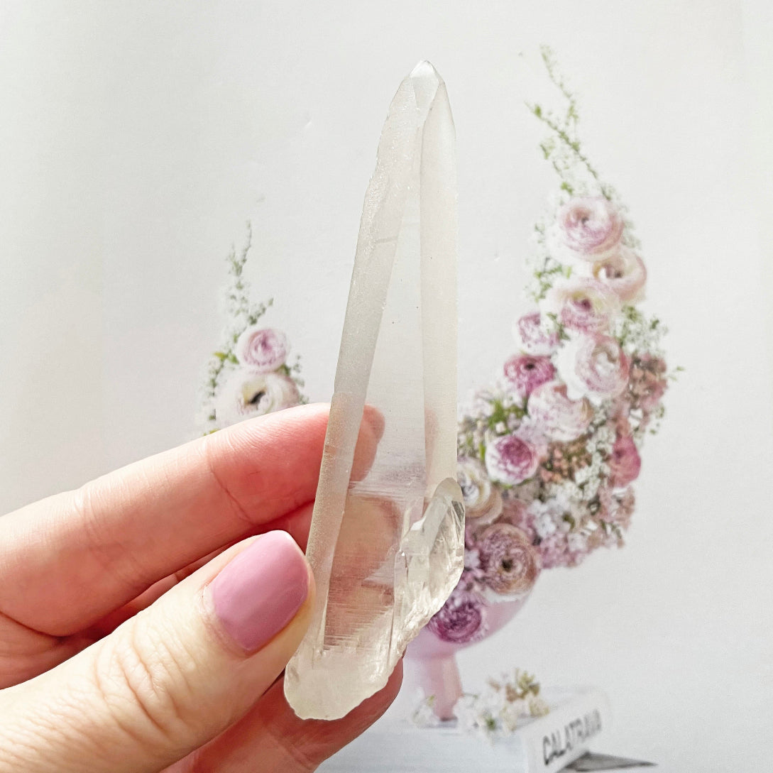 Lemurian seed crystal point