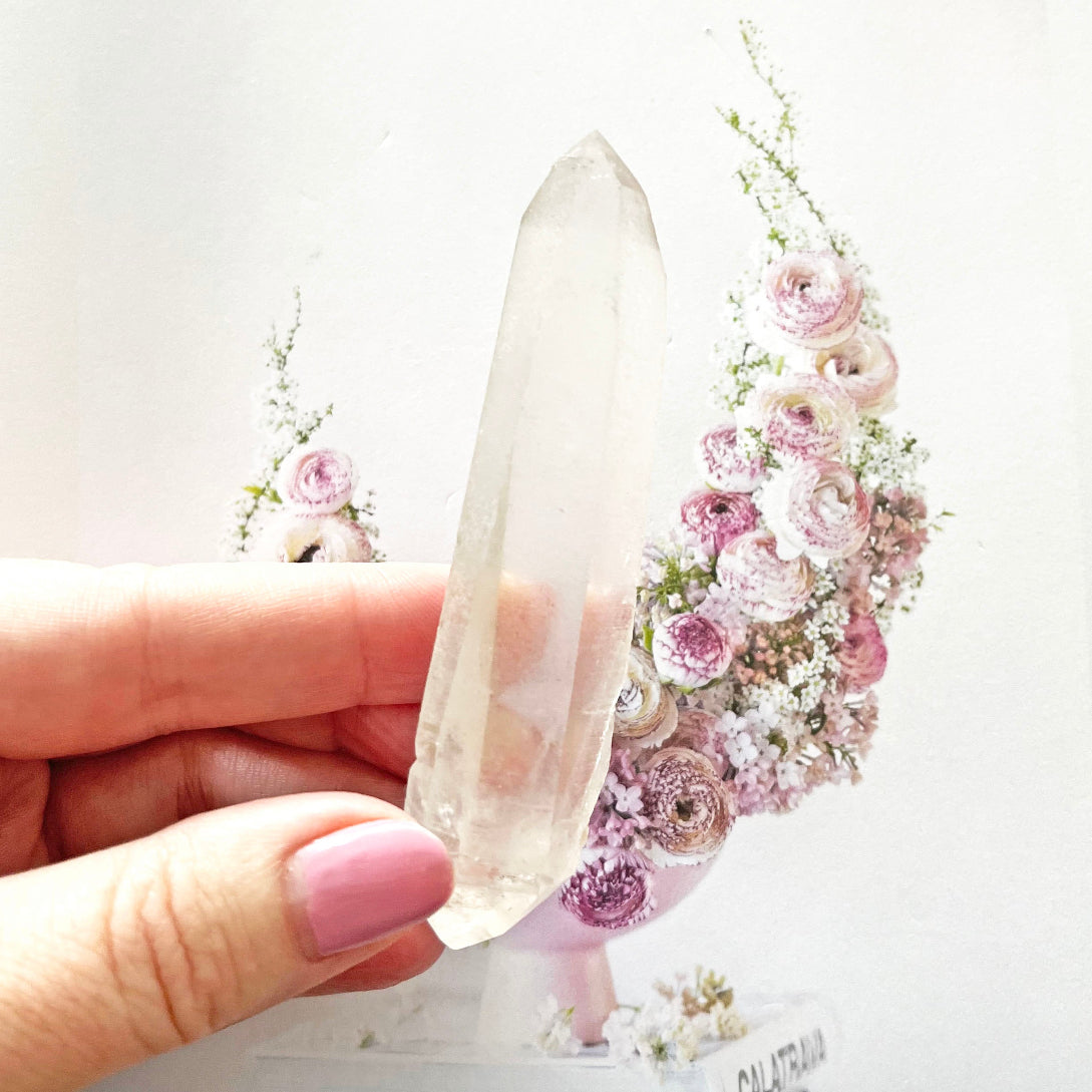 Lemurian crystal natural point