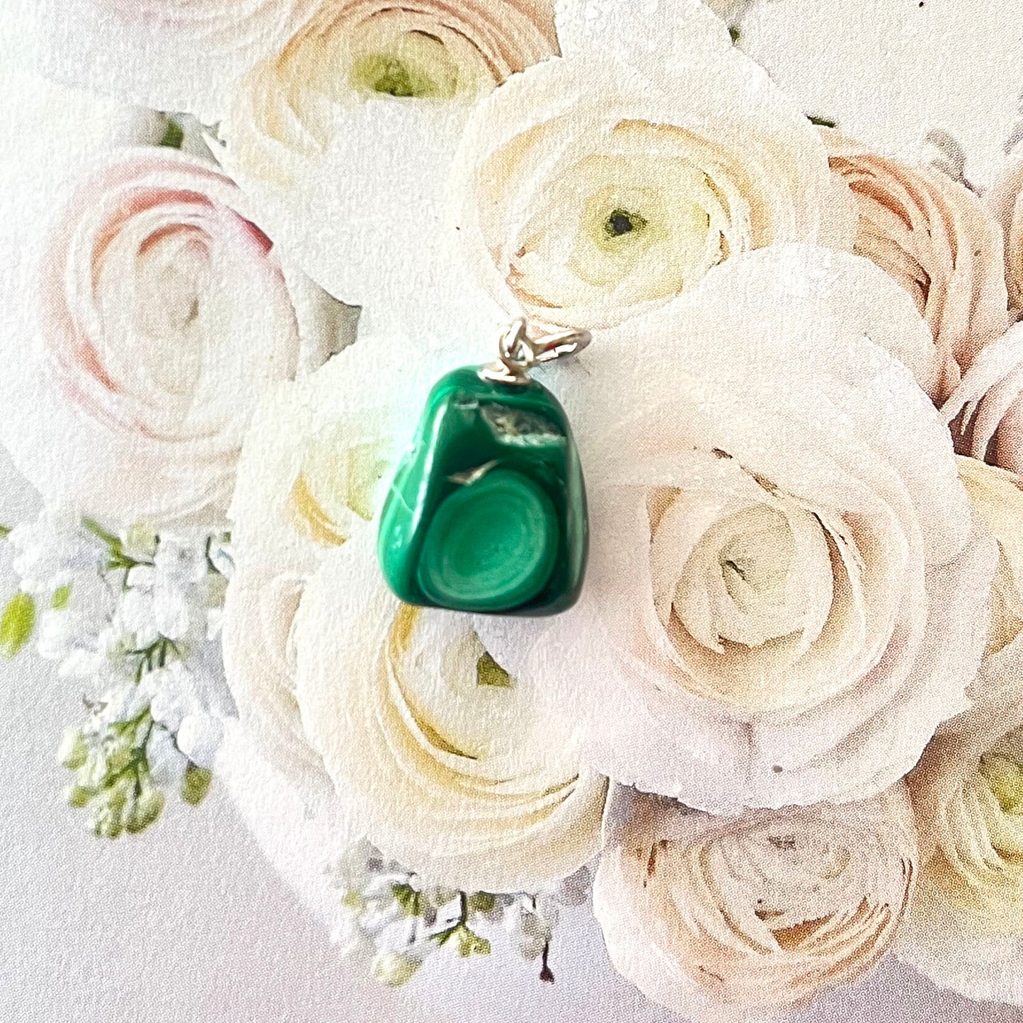 Malachite Chrysocolla Pendant 1