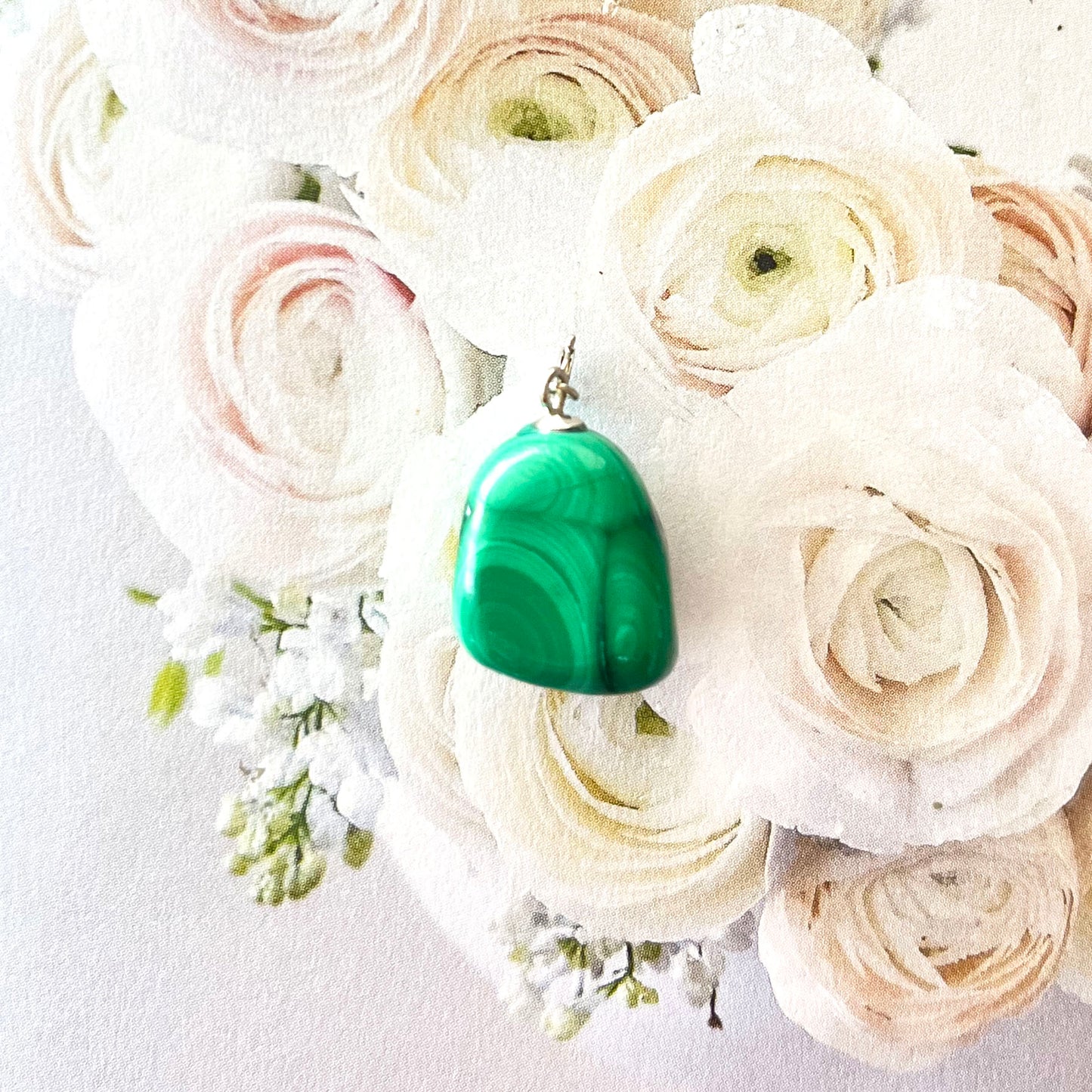 Malachite Chrysocolla Pendant 2