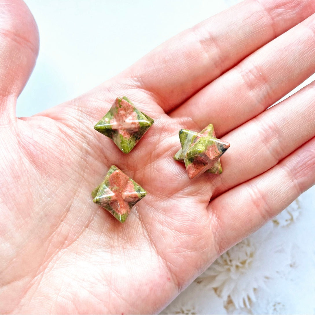 Unakite merkaba