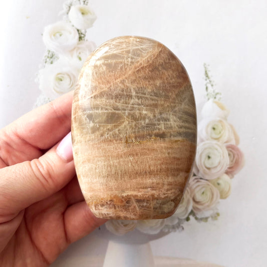 Peach Moonstone Freeform 3