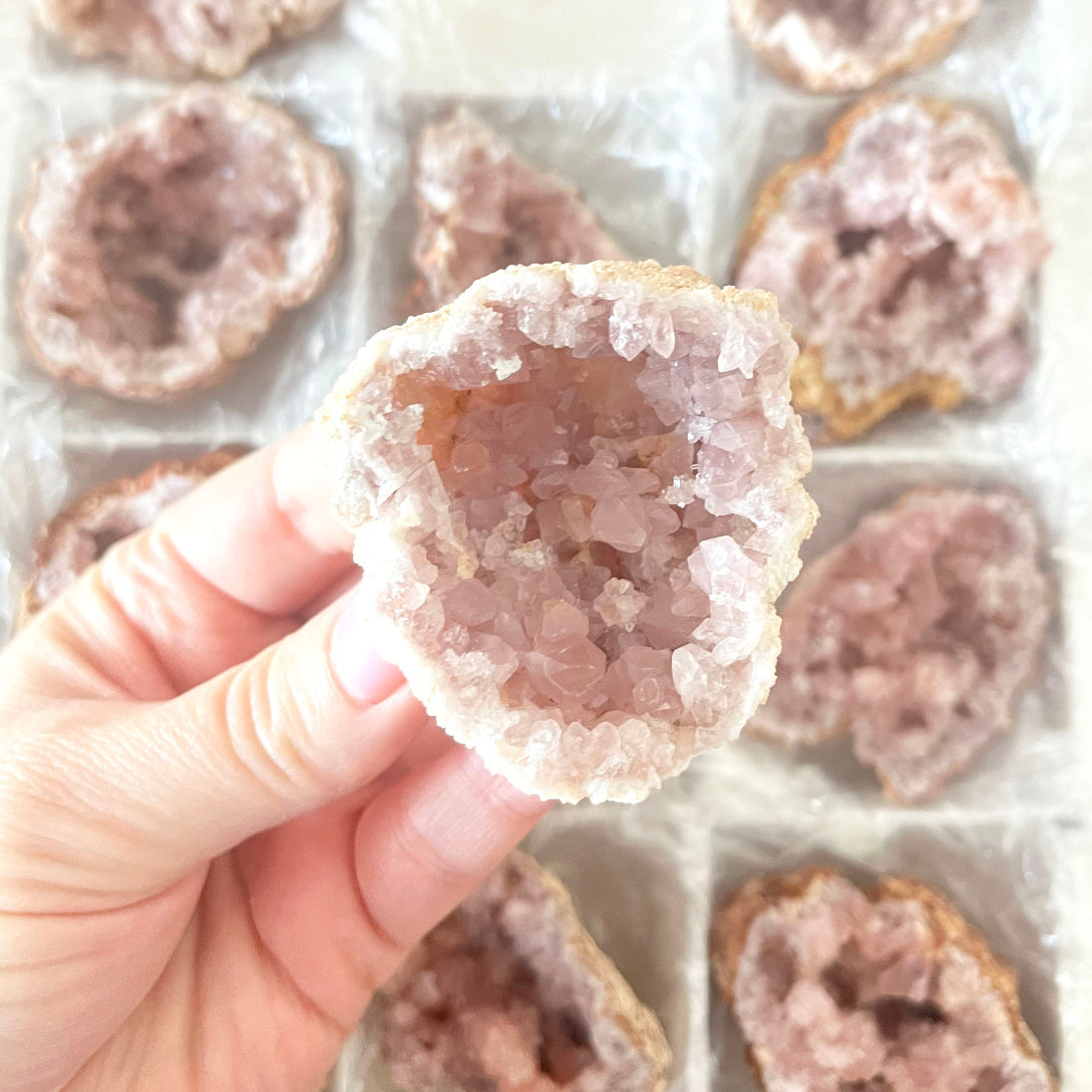 Pink Amethyst Geode
