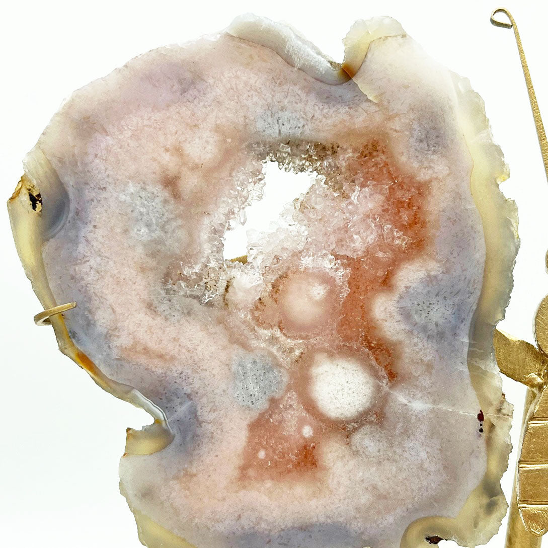 Druzy amethyst wings