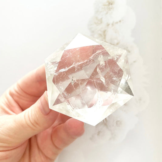 quartz diamond crystal carving