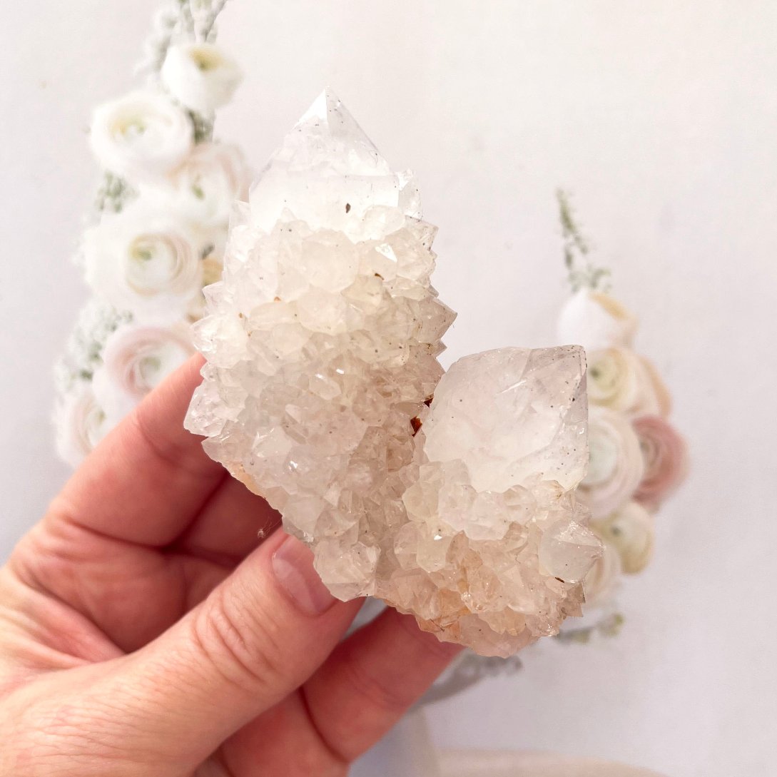 Cactus quartz cluster