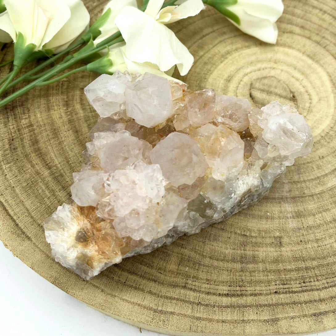 large spirit quartz cluster