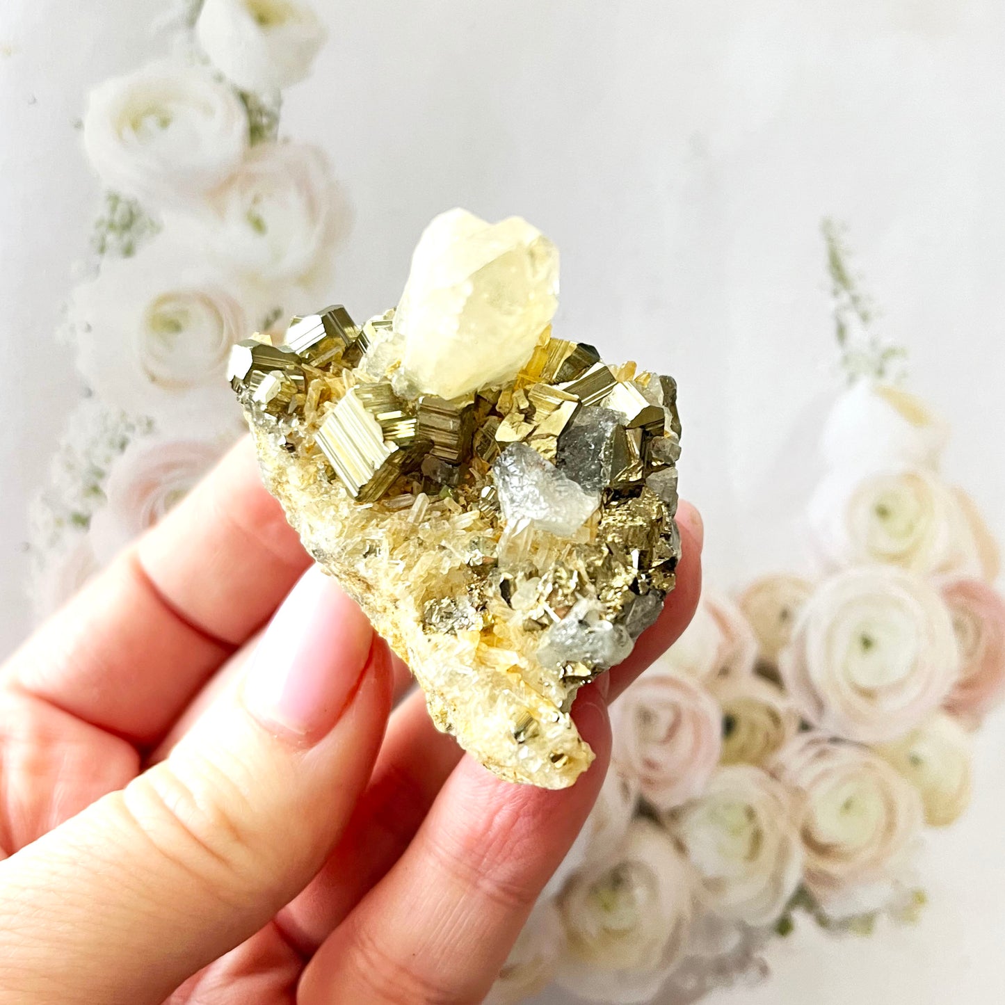 Quartz with Pyrite 8