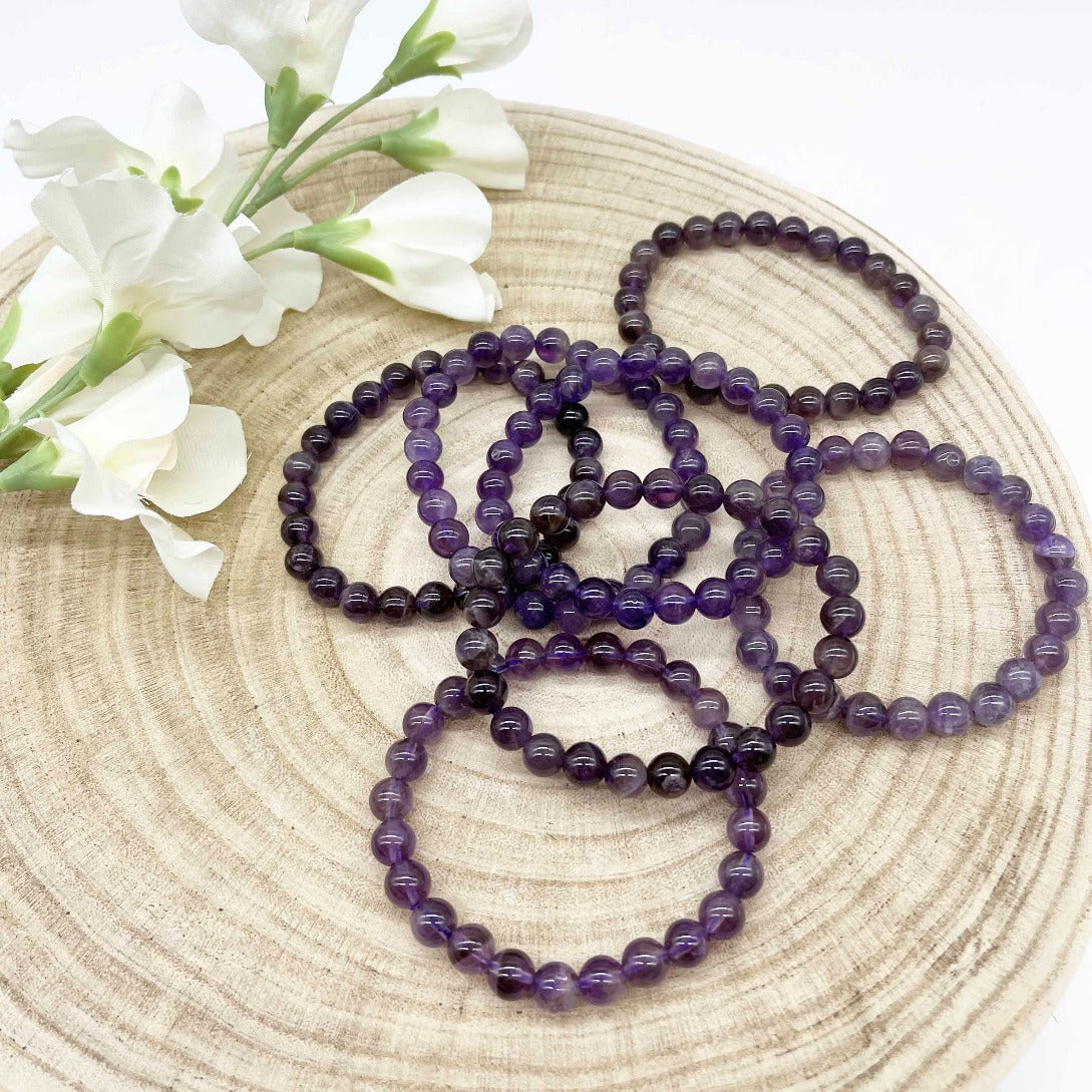Amethyst bracelet. crystal jewellery. Amethyst jewellery
