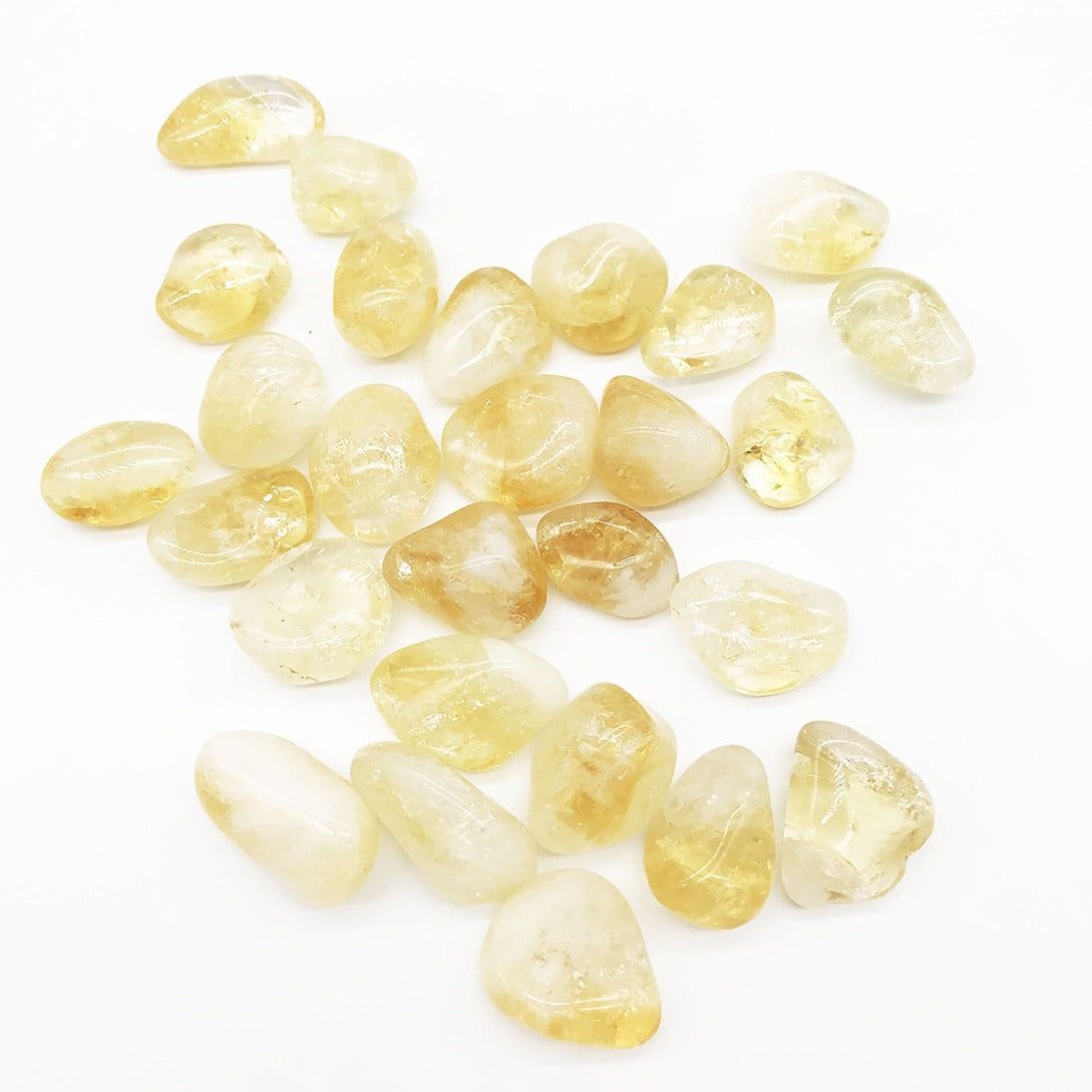 Heat treated Citrine Tumble Stones Australia. Someday Dream Co. crystals and minerals online shop