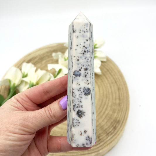 Dendritic jasper generator crystal tower Australia