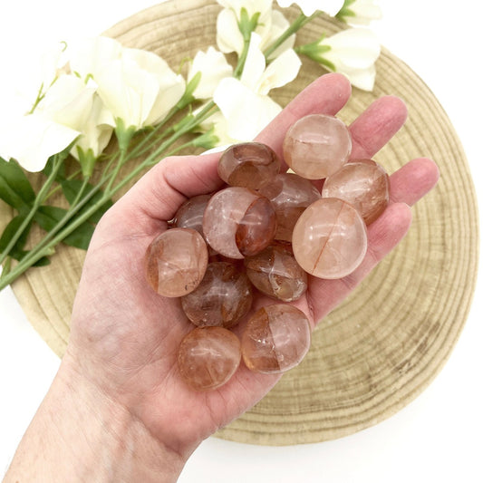 fire quartz tumble stones Australia. Someday Dream Co Crystals