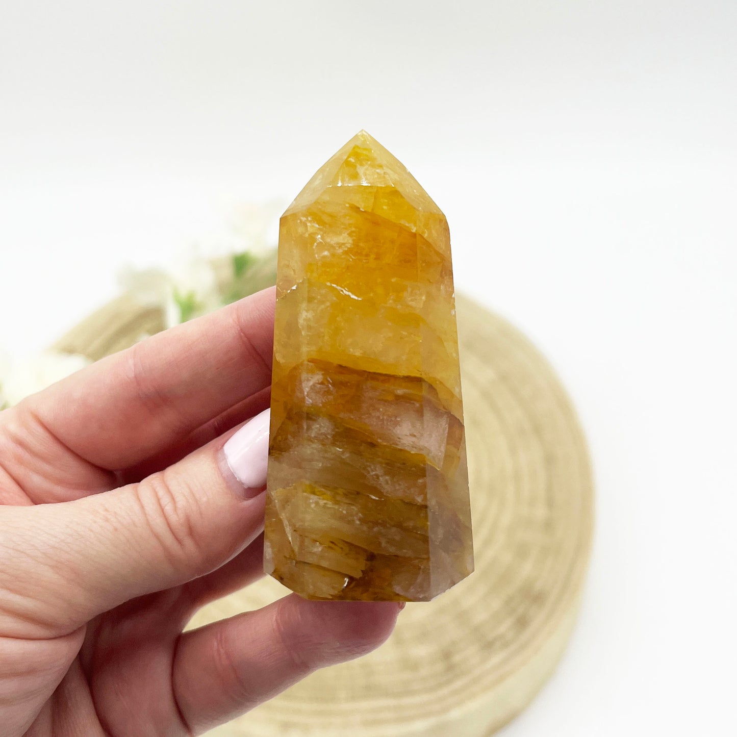 Golden quartz crystal generator Australia