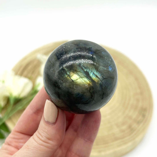 Labradorite sphere. Someday Dream Co Crystals Australia