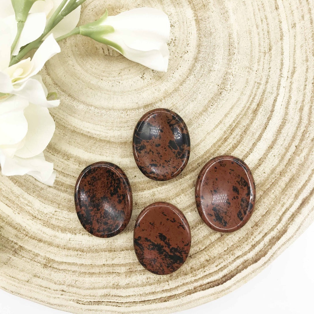 Mahogany Obsidian Worry Stones Australia. Someday Dream Co.