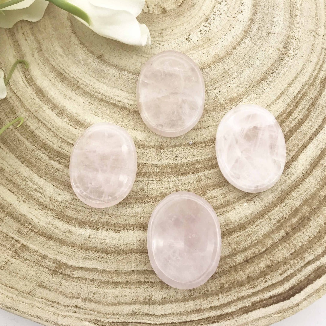 Rose Quartz Worry Stones Australia. Someday Dream Co