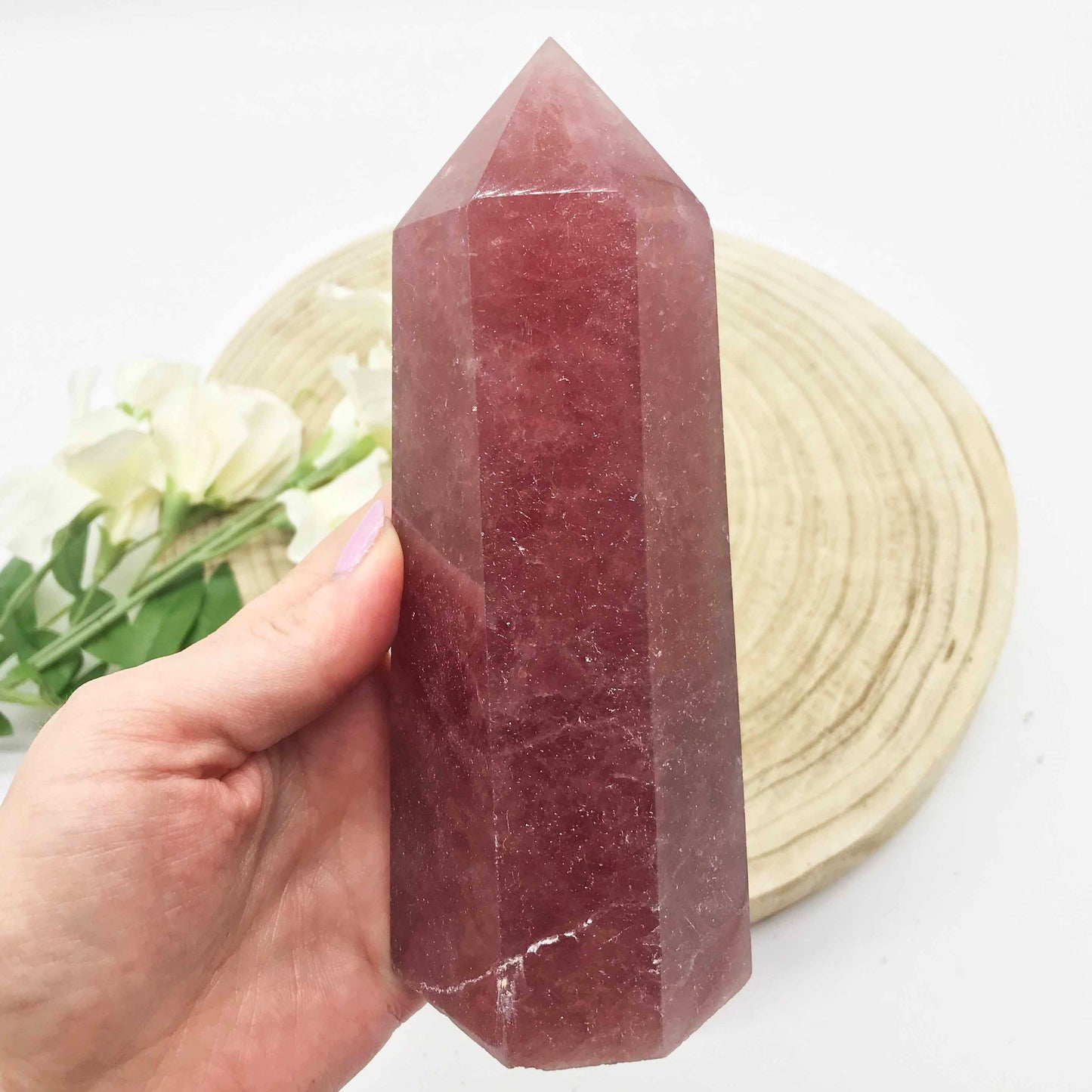strawberry quartz crystal generator