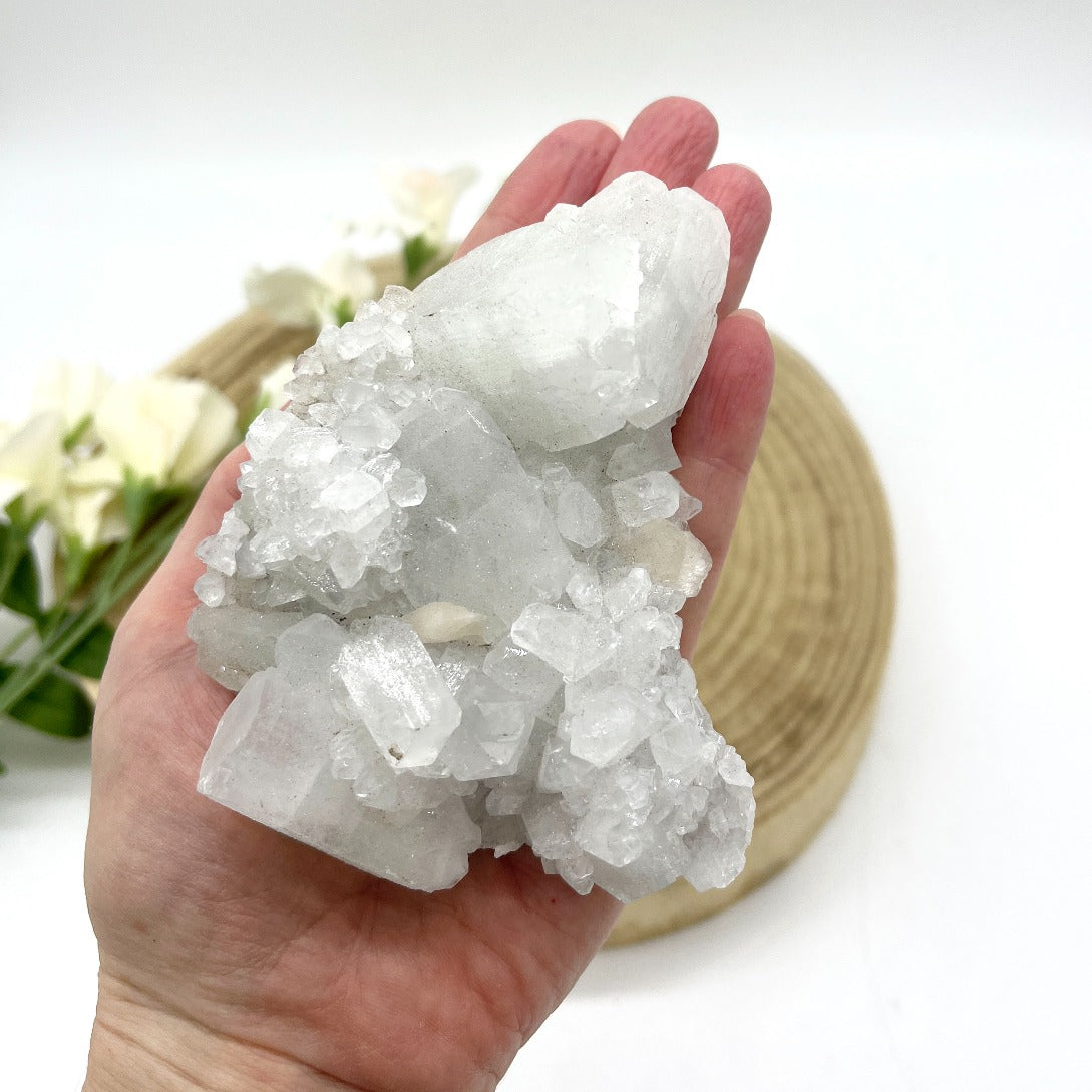 Apophyllite cluster crystal Zeolites Australia. Someday Dream Co.