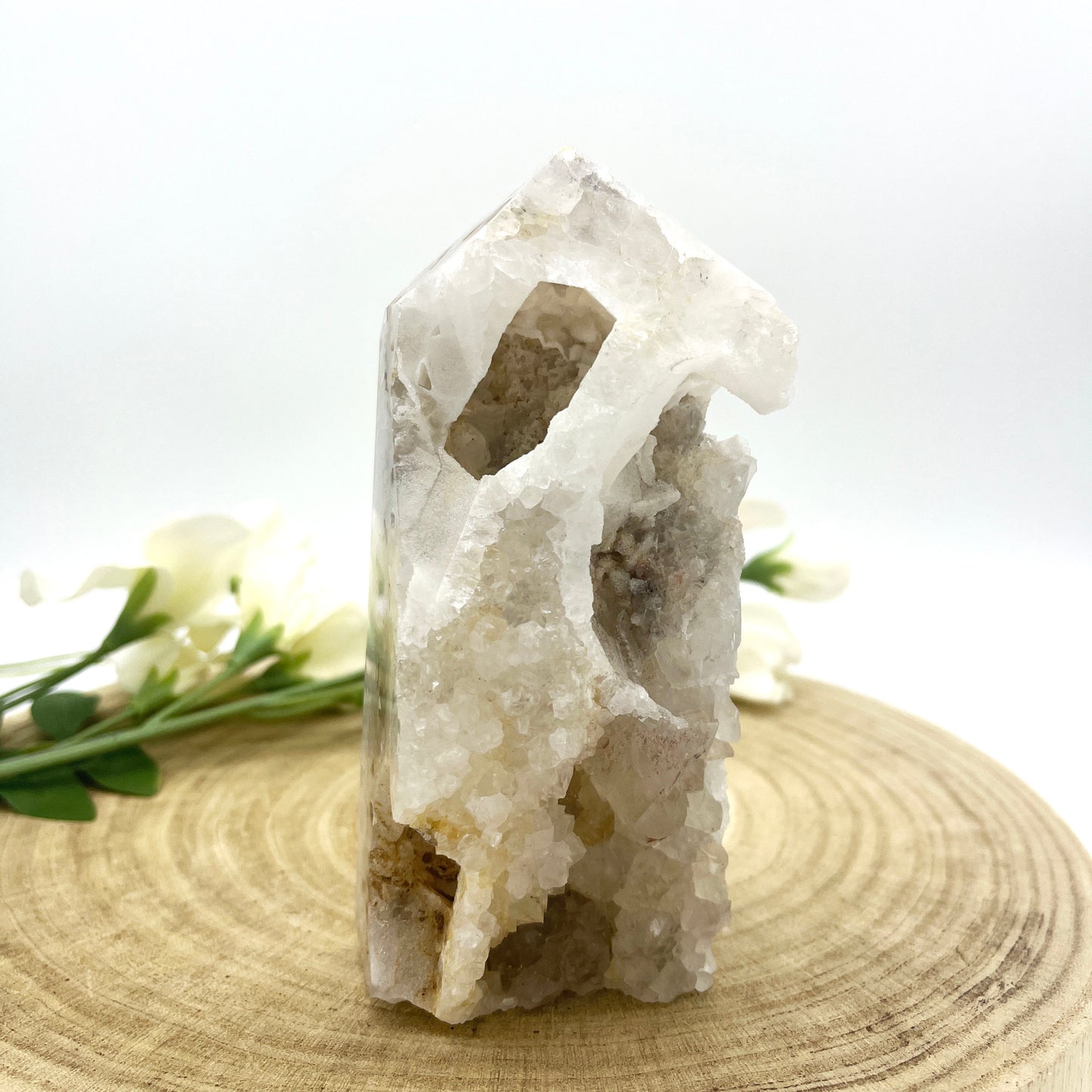 druzy quartz crystal towers