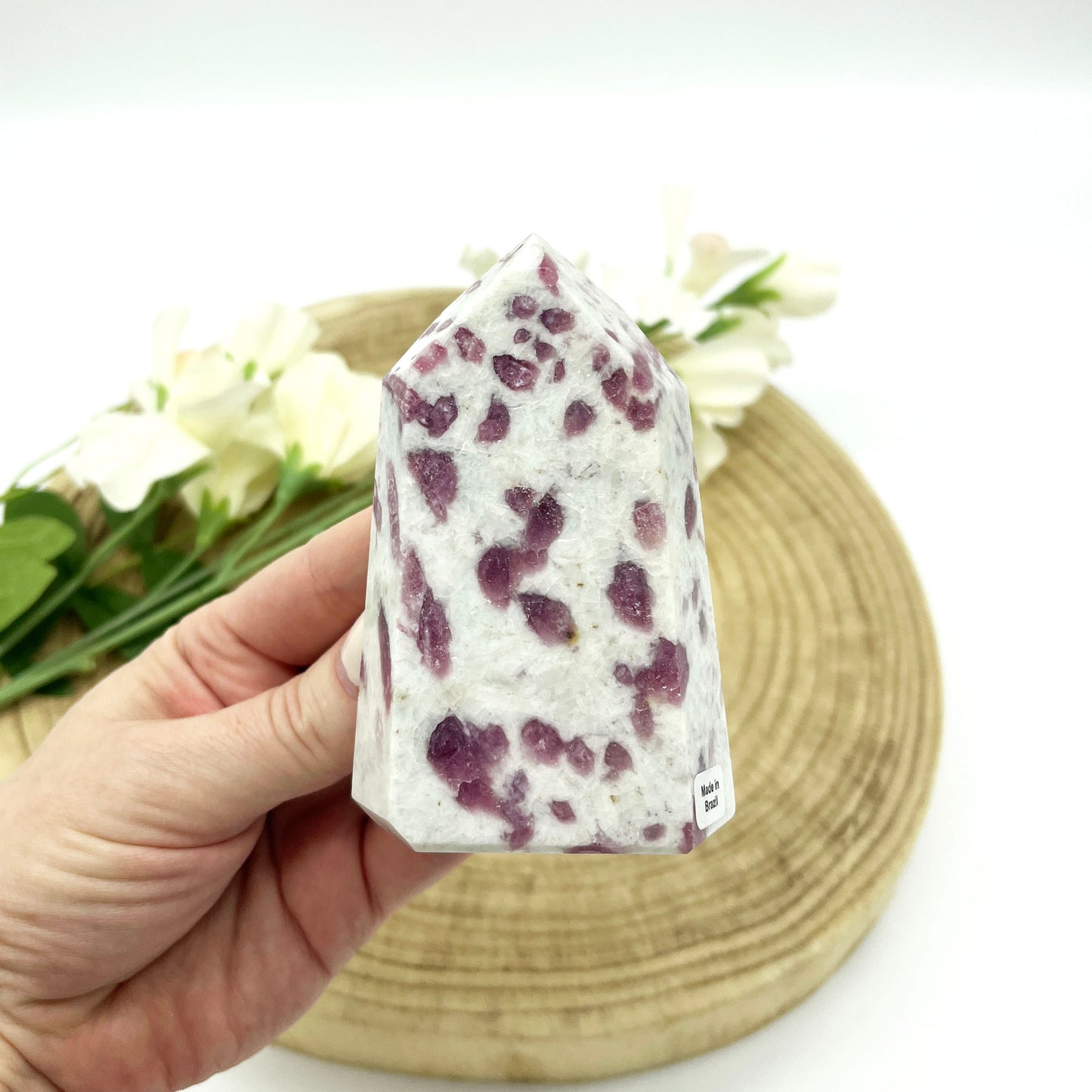 Pink Tourmaline crystal generator. Someday Dream Co.