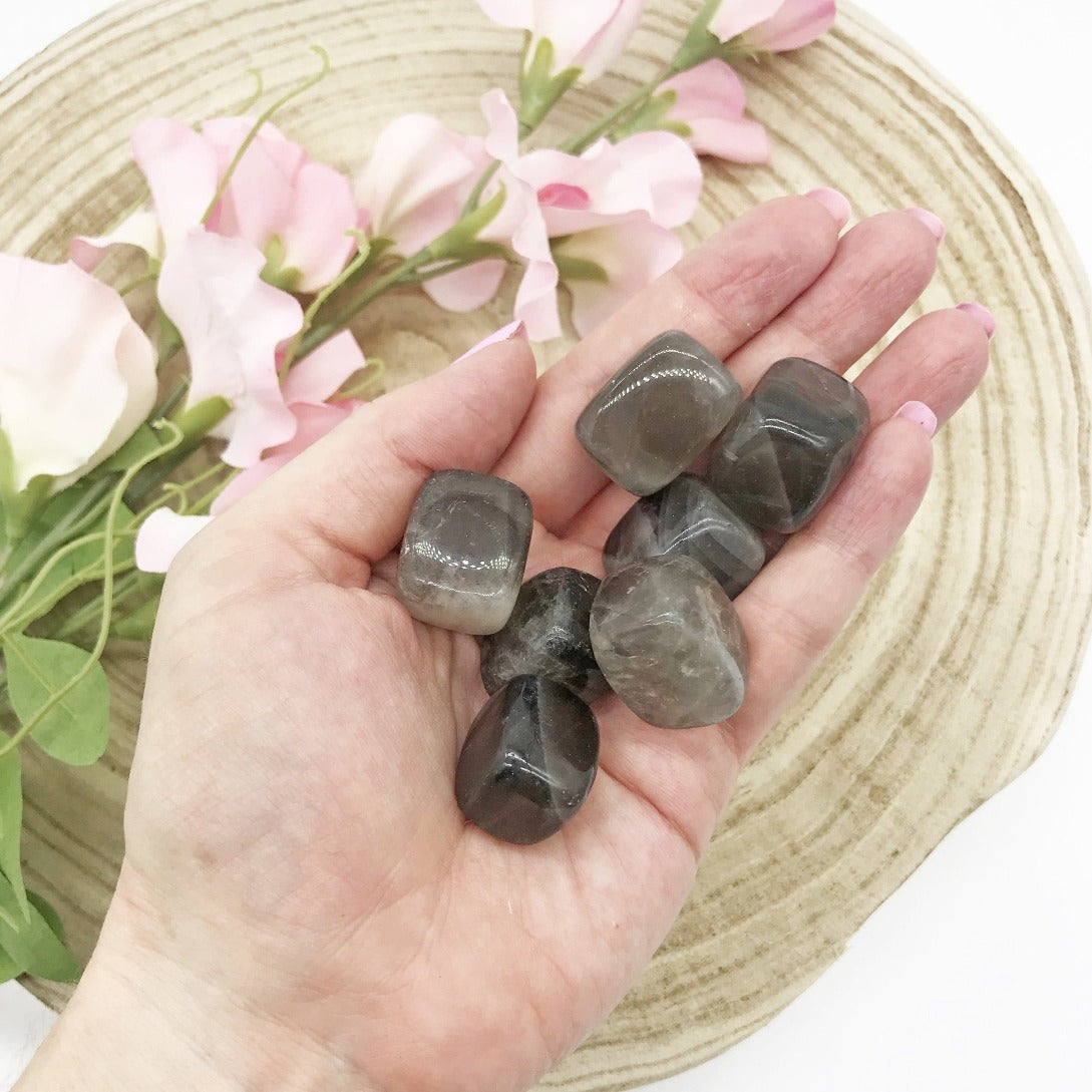 Smoky Quartz Tumble Stones Tumbled
