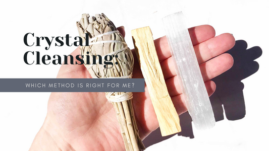 Crystal Cleansing: Which method is right for me?