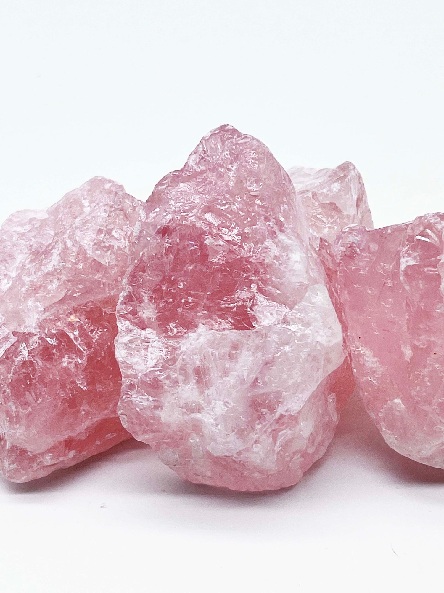 Rose Quartz raw crystal. Crystals Australia. Natural rough stone. Rocks and minerals Australia