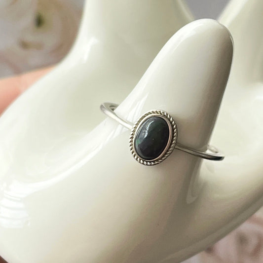 Black Opal Ring