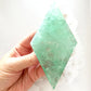 high quality fluorite crystal on stand