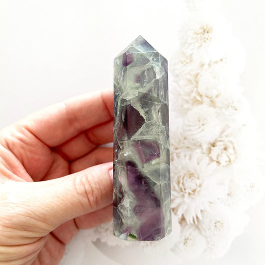 Rainbow fluorite crystal generator