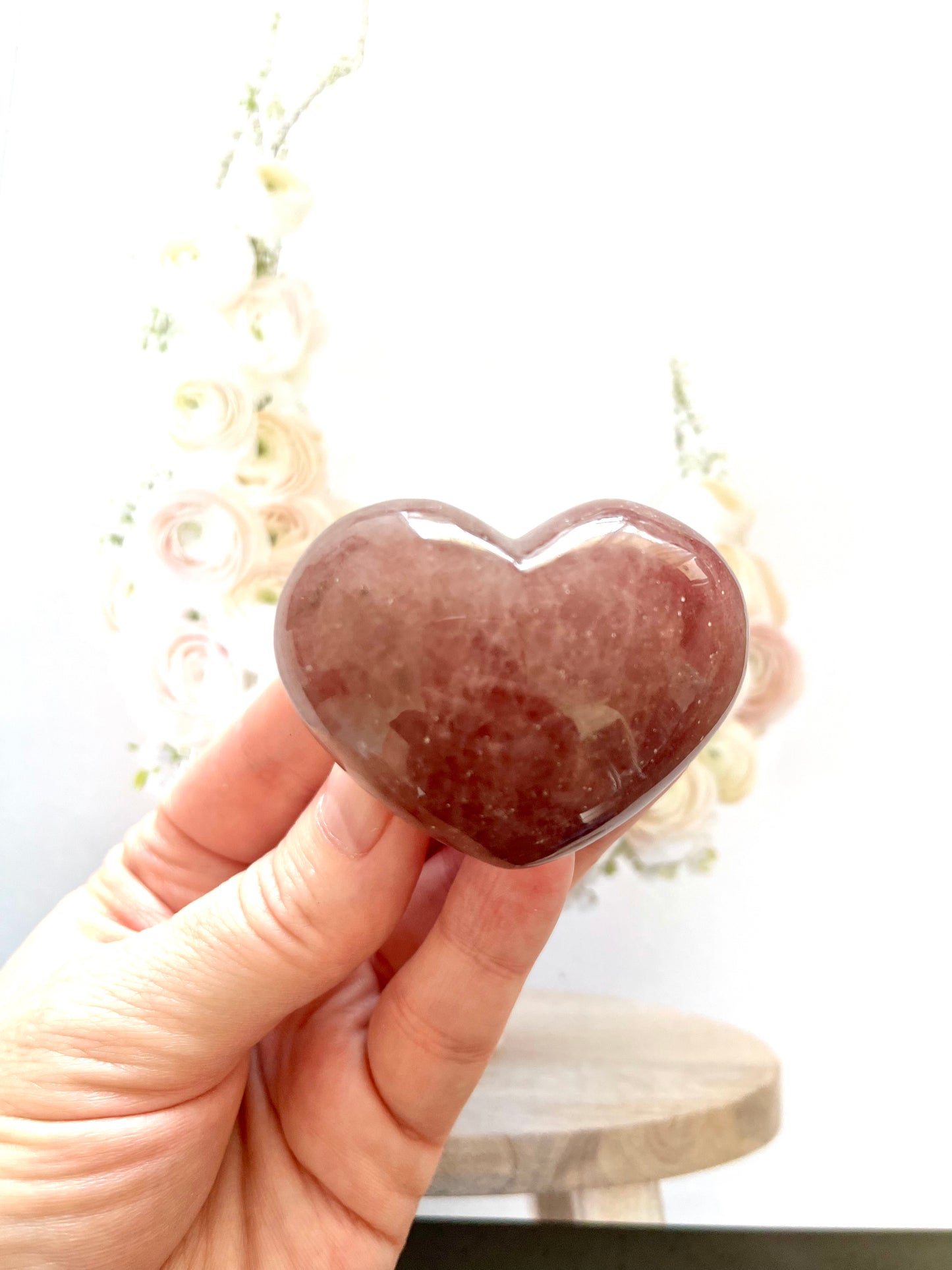 Tanzberry Quartz heart