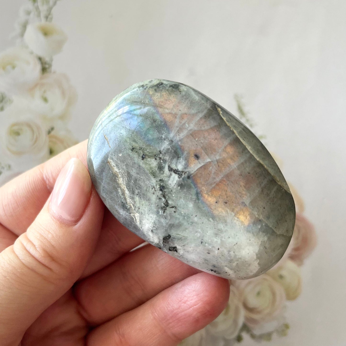 Labradorite Palm Stone 4