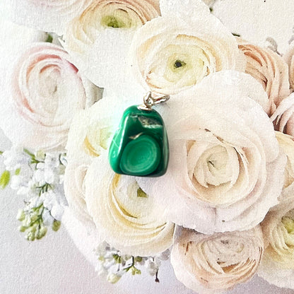 Malachite Chrysocolla Pendant 1