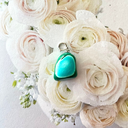 Malachite Chrysocolla Pendant 2