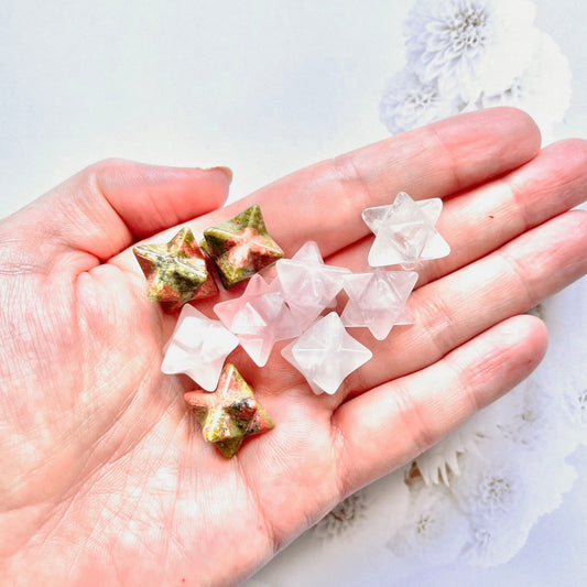 Mini merkaba star carving