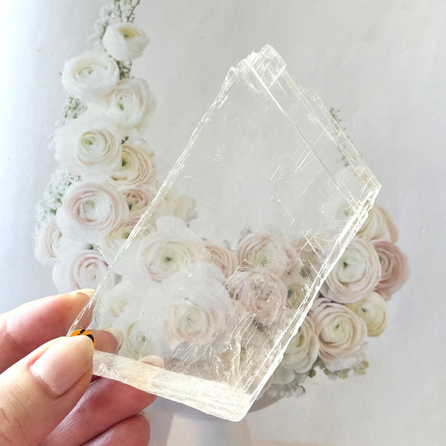 Pink Selenite Slab 2