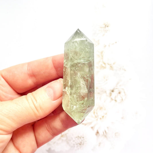 Green amethyst dt crystal