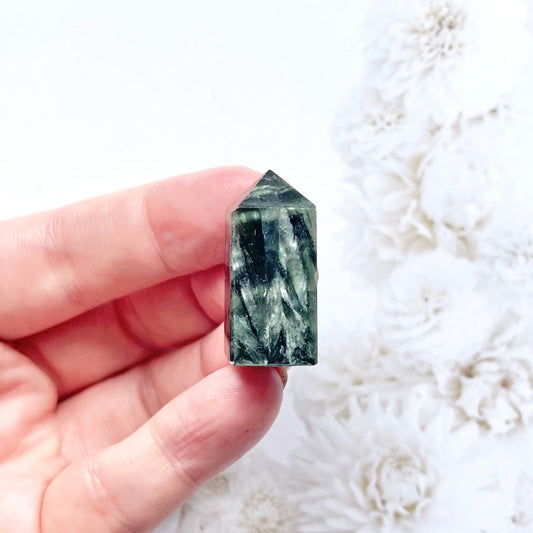 Seraphinite polished point
