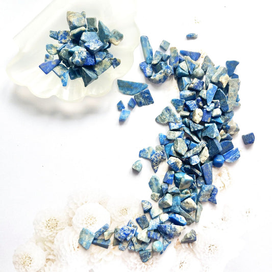 Lapis crystal chips