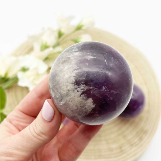 Amethyst sphere