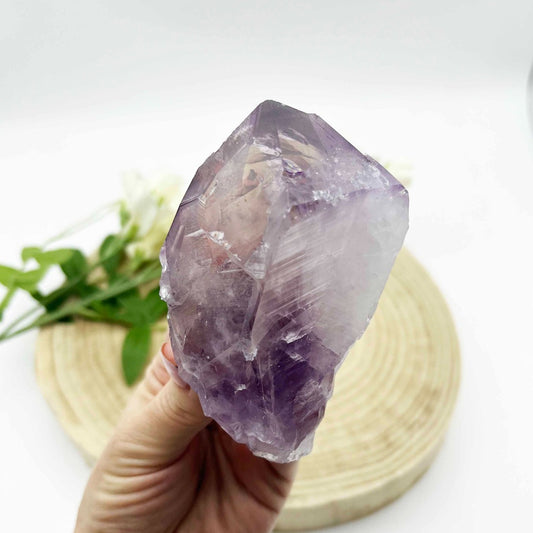 Amethyst point raw natural stone crystal