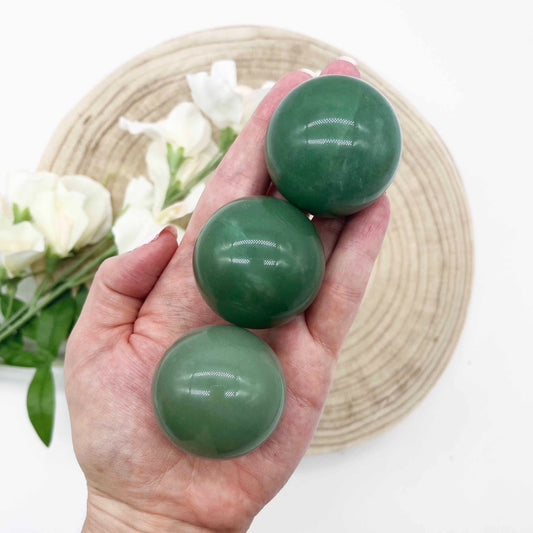 Green Aventurine crystal sphere