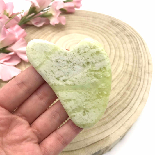 Jade Gua Sha crystal face tool