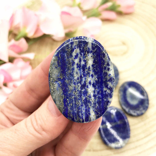 Lapis Lazuli worry stone Australia. Someday Dream Co. Crystals and Minerals
